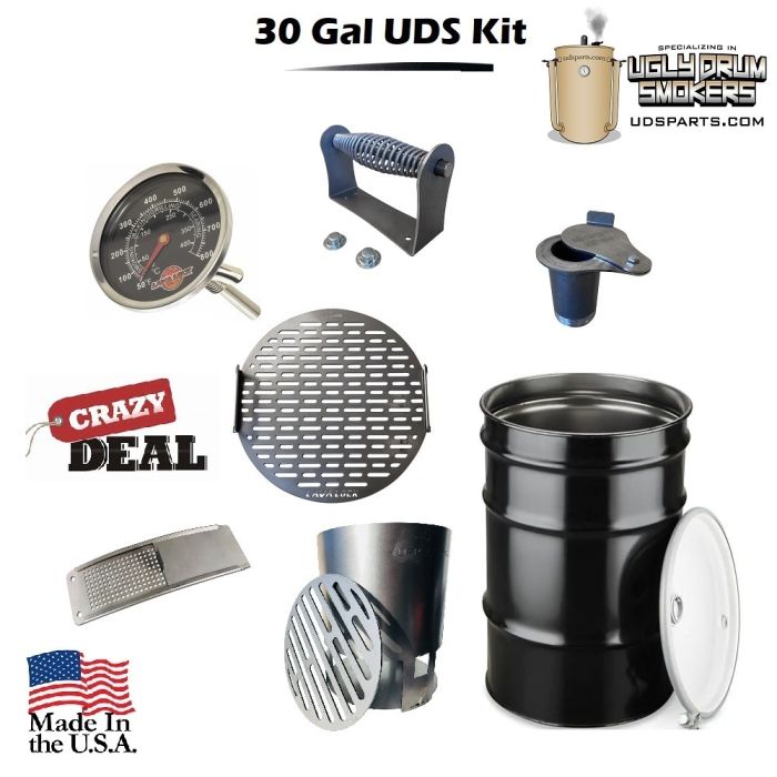14" XL charcoal basket 55 gal Ugly Drum Smoker UDS Barrel Cooker BBQ smoker pit 