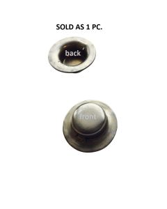Button caps for 1/2" smoker handles - zinc - sold as each